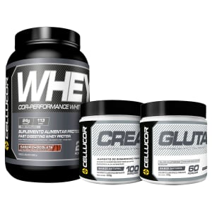 Kit Cellucor Whey + Creatina + Glutamina