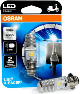 Lâmpada LED H6/M5 OSRAM LED X-Racer Luz Branca Tamanho único