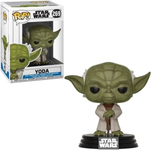 Boneco Funko Pop Star Wars Clone Wars Yoda