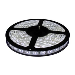 Fita Led 3528 Rolo 5m Dupla Face + Fonte - Branco Frio