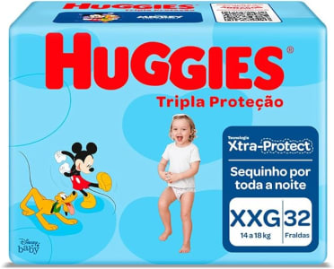 Fralda Huggies Tripla Proteção Tam XXG - 32 Unidades