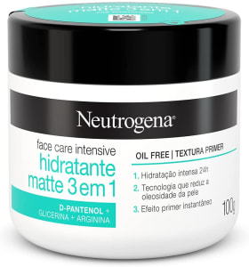  Neutrogena® Face Care Intensive Hidratante Matte 3 em 1 100G, Neutrogena 