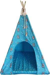 Tenda Fábrica Pet para Cães, Único, Azul