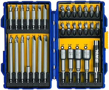 IRWIN Conjunto de Pontas para Parafusadeira Insert e Power Bits de 33 Peças 1865331