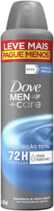 10 Unidades — Dove Antitranspirante Aerossol Cuidado Total Men+Care 250ml