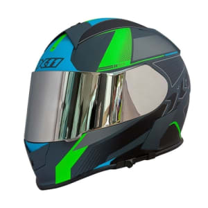 CAPACETE REVO PRO FLAGGER SV C/VISEIRA EXTRA VERDE FOSCO X11