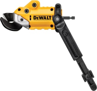 Acessório Tesoura De Corte De Metal DEWALT DASHRIR, Cabeça Giratória De 360°, Até 18GA, 20V