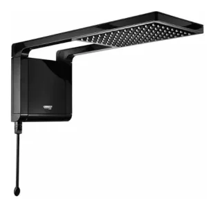 Chuveiro elétrico de parede Lorenzetti Acqua Ultra Storm preto 7800W 220V