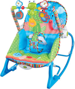 Cadeira de Descanso Musical FunTime Maxi Baby até 18kgs Azul