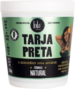 Máscara Lola Cosmetics Tarja Preta Queratina Vegetal - 230g