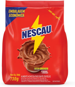 2 Pacotes — Achocolatado em Pó Nestlé Nescau 730g