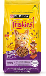  Ração Gatos Adultos Friskies Megamix 3kg 