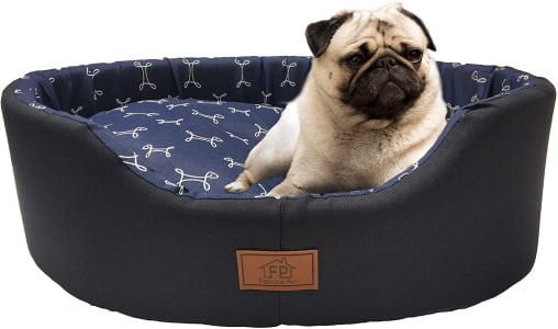 Cama Fábrica Pet Para Cães, Médio, Azul