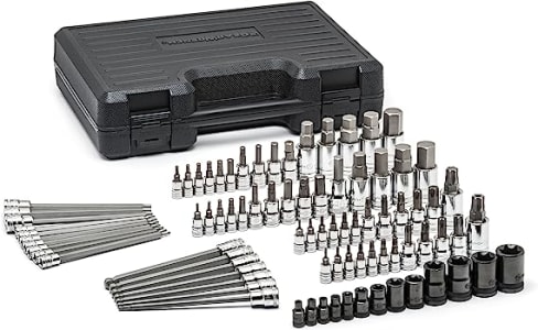 Conjunto de soquetes Master SAE/Metric Hex e Torx 84 peças GEARWRENCH - 80742