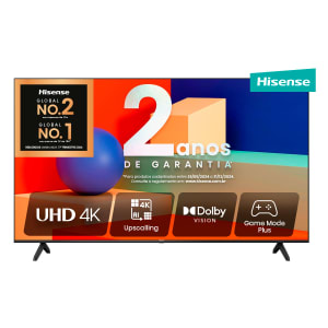 Smart TV Hisense UHD 4K 70 Polegadas 70A6K HDR10+ Dolby Vision Controle por Voz Compatível com Alexa