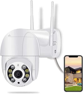 Wifi Hd 1080p A8 Câmera de Segurança, Câmera Ip Icsee Prova D'água Infravermelho Externa（Smartcamera-A08）