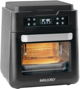 Fritadeira Air Oven Easycook Mallory 1500W Com12 Litros, Painel de LED, Visor de Vidro e Luz Interna, Multi função -200V