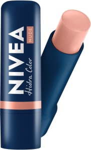 NIVEA Hidratante Labial Hidra Color 2 em 1 Nude 4,8g