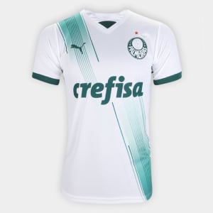 Camisa Palmeiras II 23/24 s/ nº Torcedor Puma Masculina - Branco