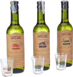 Santo Grau Kit Cachaças Clássicas Sabor Coronel Xavier / Paraty / Itirapuã 375 Ml