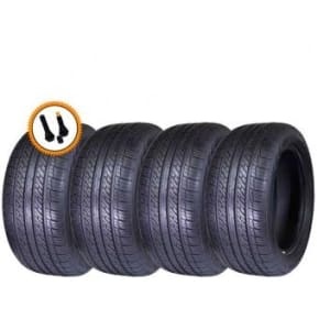 Kit 4 Pneus Three-A Aro 16 205/55R16 P306 91V + Válvulas - Magazine Ofertaesperta