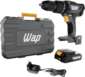 WAP Parafusadeira e Furadeira com Impacto à Bateria 1/2" 21V K21-ID03, com Maleta Organizadora, Torque 20 Níveis, Bivolt