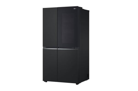 Geladeira Smart LG Inverter Side by Side InstaView 647 litros Cor Black Inox (GC-V257SQV) - Geladeira / Refrigerador Side by Side - Magazine 