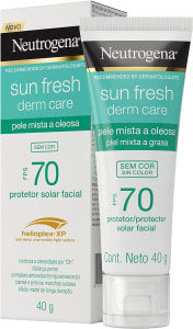 Protetor Solar Neutrogena Sun Fresh sem Cor FPS70 40g