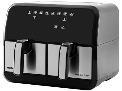 Fritadeira Elétrica sem Óleo/Air Fryer Mondial - Dual Duplo Cesto Preta 8L com Timer AFD-01-BI - Fritadeira sem Óleo / Air Fryer - Magazine Ofertaesperta