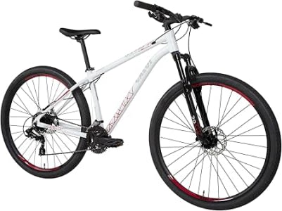 Bicicleta Caloi Vulcan HDS Branca | Suspensão Dianteira e Freio a Disco Hidráulico, Aro 29, Tamanho 13, 24 Velocidades