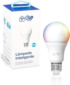 Lâmpada Inteligente Smart Lamp I2GO Home Wi-Fi LED 10W - Compatível Com Alexa