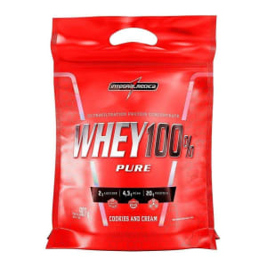 Whey 100% Pouch Pure Cookies And Cream 907g - Integralmédica