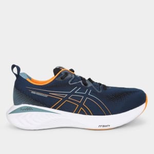 Tênis Asics Gel-Cumulus 25 Masculino - Azul+Laranja