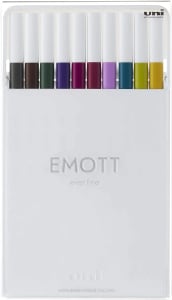 Caneta Extrafina Uni-Ball Emott Ever Fine 58.3300 10 Cores