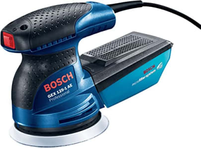 Lixadeira Bosch Roto Orbital Gex 125-1 Ae 250W 127V Com 1 Coletor De Pó