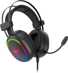 Fone de Ouvido Headphone com Microfone Havit H2016D Gamer RGB Plug 3.5mm