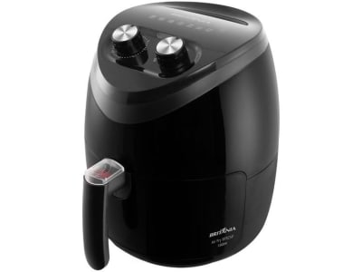 Fritadeira Elétrica sem Óleo/Air Fryer Britânia - BFR25P Preta 3,5L com Timer - Fritadeira Elétrica e Acessórios - Magazine {{route.pmdStoreName}}