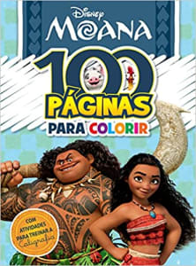 Disney. 100 Paginas Colorir Moana