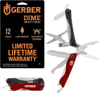 Multiferramenta Gerber Gear Mini Dime 12 Em 1, Vermelho