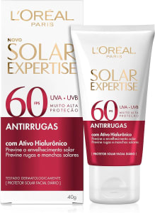 L'Oréal Paris Solar Expertise Antirrugas FPS60 - Protetor Solar Facial 40g