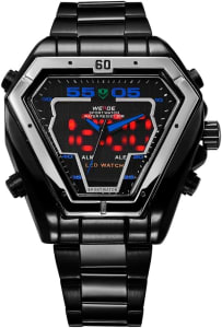 Relógio Masculino Weide AnaDigi WH1102B - Preto e Azul