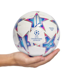 Mini Bola Adidas UEFA Champions League - Branco+Azul