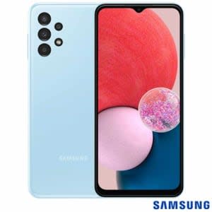 Samsung Galaxy A13 Azul, com Tela Infinita de 6,6", 4G, 128GB e Câmera Quádrupla de 50MP+5MP+2MP+2MP - SM-A135MLBJZTO