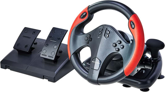 Volante Gamer Com Marcha E Pedal, Multilaser, JS087, Acessórios Para Computador