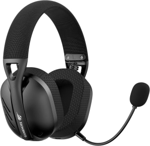 Fone de Ouvido Headset Gamer Havit Fuxi-H3 Black Quad-Mode Com Fio e Sem Fio Wireless 24GHz Bluetooth Cabo USB-C Cabo 35