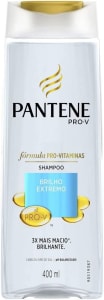 2 Unidades | Shampoo Pantene Brilho Extremo - 400ml