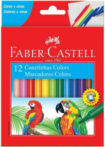 Faber-Castell - Canetinha Hidrográfica, 12 Cores