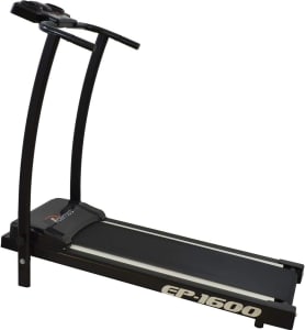 Esteira EP-1600 - Banda de corrida, 1.6HP - Polimet (Preto)