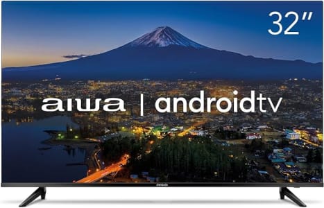 Smart TV Aiwa 32”, Android, HD, Borda Ultrafina, HDR10, Dolby Áudio