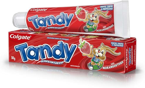 10 Unidades - Creme Dental Colgate Tandy Morangostoso 50g